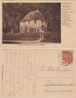 Ansichtskarte Weimar Goethes Gartenhaus 1922  - Weimar