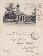 Postcard Ladismith Town Hall, Kanonen 1903  - South Africa