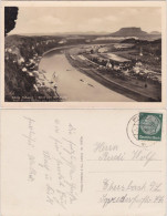 Ansichtskarte Rathen Blick Nach Rathen Und Lilienstein 1938  - Bad Schandau