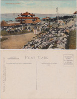 Postcard Durban Ocean Beach/Strandhaus Und Promenade 1918  - Afrique Du Sud