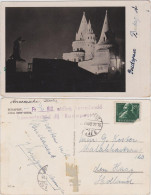 Postcard Budapest Fischerbastei Halászbástya Mit Statue 1931  - Hongrie