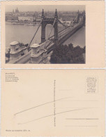 Postcard Budapest Elisabetbrücke Und Stadt 1940  - Ungheria
