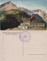 Ansichtskarte Garmisch-Partenkirchen Adolf-Zoeppritz-Haus - Kreuzeckhaus 1914 - Garmisch-Partenkirchen