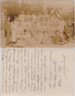 Ansichtskarte  Gruppe Männer (Lazerett) - Privataufnahme 1917 Privatfoto - Otros & Sin Clasificación