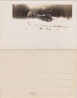 Ansichtskarte  Soldaten Im Schnee - Skispringen 1920 Privatfoto - Other & Unclassified