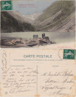 CPA Cauterets Lac De Gaube/Bergsee Lac De Gaube 1913 - Autres & Non Classés