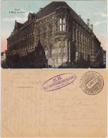 Postkaart Gent Ghent (Gand) Hôtel De Ville, Stadhuis/Rathaus 1915 - Autres & Non Classés
