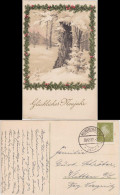 Ansichtskarte  Neujahr Glückwünsche - Fenster Mit Winterlandschaft 1932 - Nouvel An