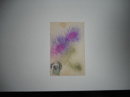 THEMES DIVERS CARTE  ANCIENNE  En Relief Gaufrée - Fleur COULEUR Rose ET VIOLET  DE 1907 ////TBE - Other & Unclassified