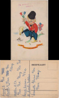 Postkaart Niederlande Patriotika, Stempel Werbung Unianjack Und US Flagge 1949 - Sonstige & Ohne Zuordnung