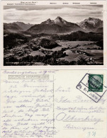 Ansichtskarte Berchtesgaden Panorama Mit Seinem Bergkranz 1935 - Berchtesgaden