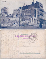 Ansichtskarte  Zerstörte Straße (Erster Weltkrieg - Frankreich) 1917 - Weltkrieg 1914-18