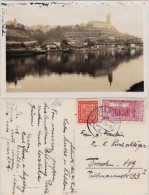 Postcard Melnik Mělník Hafen, Brücke Und Stadt 1934  - Czech Republic