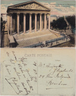 Paris Église De La Madeleine/Pfarrkirche La Madeleine Und Boulevard 1918 - Andere & Zonder Classificatie