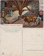 Erzgebirge Göpelwerk - Brunnen Der Augustusburg (Künstlerkarte) 1913 - Augustusburg