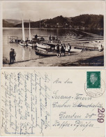 Ansichtskarte Titisee-Neustadt Landungssteg Mit Segelbooten 1929 - Titisee-Neustadt