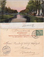 Postkaart Rotterdam Rotterdam Straßenpartie Mauritzweg 1904 - Rotterdam