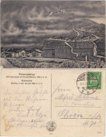 Postcard Krummhübel Karpacz Schneekoppe Mit Riesenbaude 1926 - Schlesien