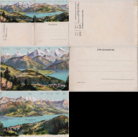 Ansichtskarte Beatenberg Klappkarte: Panorama Beatenberg Auf Thunersee 1913 - Other & Unclassified