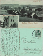 Ansichtskarte Mildenau 2 Bild: Stadt Und Gasthof Zur Krone 1916  - Otros & Sin Clasificación