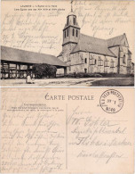 CPA Launois-sur-Vence L'Église Et La Halle/Kirche Und Markt 1913 - Autres Communes