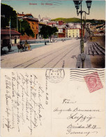 Cartoline Genua Genova (Zena) Via Milano 1913  - Other & Unclassified