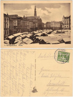 Postkaart Den Bosch (’s-Hertogenbosch) Markt - Markttreiben 1928  - Sonstige & Ohne Zuordnung