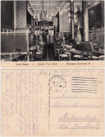 Postcard Breslau Wrocław Cafe Geier . Saaal - Gartenstrasse 1917  - Schlesien