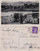 Postcard Neudorf Bei Friedland 3 Bild: Panorama Und Gasthaus 1944  - Schlesien