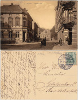 Postcard Haynau Chojnów Poststrasse - Geschäfte 1912  - Schlesien