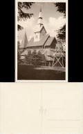 Gustav-Adolf-Stabkirche, Hahnenklee-Goslar - Gerüst (Privatfoto) 1929 - Goslar