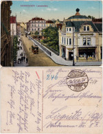 Saarbrücken Luisenbrücke, Straße, Straßenbahn Und Cigarren-Geschäft 1918  - Saarbrücken