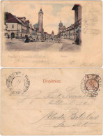 Postcard Taus Domažlice Namesti/Marktplatz 1913  - Tschechische Republik