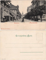 Postcard Franzensbad Františkovy Lázně Kirchstraße 1907  - Tschechische Republik