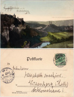 Ansichtskarte Saaleck-Bad Kösen Blick Zur Rudelsburg 1899  - Autres & Non Classés