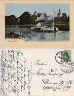 Ansichtskarte Verden (Aller) Stadt Mit Dampfer 1913  - Verden