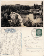 Postcard Krummhübel Karpacz Talsperre - Baude 1936  - Schlesien