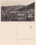 Postcard Bergen Bergen Stadt- Tyskebryggen 1929  - Norvegia