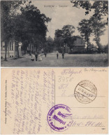 Postcard Ruhnow Runowo Pomorskie Partie Am Bahnhof 1918  - Pommern