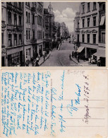 Postcard Thorn Toruń Breitegasse - Geschäfte 1940 - Poland