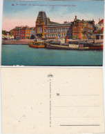 Lorient (An Oriant) Un Coin Du Bassin Du Commerce Et La Salie Des Fêtes 1924 - Altri & Non Classificati