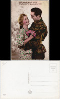 Ansichtskarte  France Amor Soldier/Liebes Spruch Militär 1965  - Philosophie