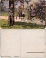 Scherzkarte  - Der Blindgänger, Militaria WK1 Ansichtskarte 1916 - Non Classés