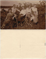 Ansichtskarte  Die Skatfrauen (Sachsen) 1925 Privatfoto - Bekende Personen