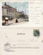 Ansichtskarte Leipzig Augustusplatz - Belebt Mit Universität 1901 - Leipzig