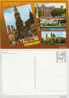 München Gesichter Einer Weltstadt Rathaus Hofgarten  Ansichtskarte 1988 - München