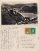 Sankt Goar Am Rhein Blick Ins Rheintal Stadt Und Lorelei Fotokarte  1927 - Autres & Non Classés