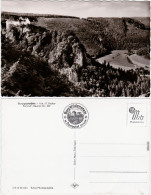 Beuron Blick Von Der Gaststätte Auf Burg Wildenstein Foto Ansichtskarte 1965 - Other & Unclassified