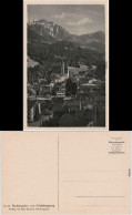 Ansichtskarte Berchtesgaden Panorama Und Straßenblick 1930 - Berchtesgaden