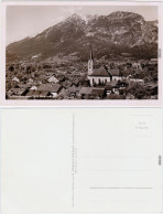 Garmisch-Partenkirchen Blick über Die Dächer Foto Ansichtskarte 1934 - Garmisch-Partenkirchen